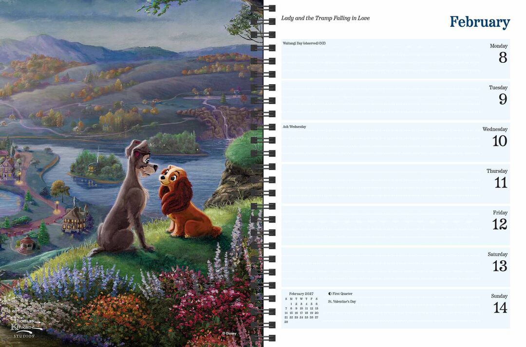 Flame Tree Publishing Agenda 27 Disney Dreams Kinkade amp