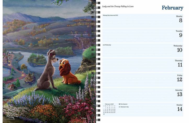 Flame Tree Publishing Agenda 27 Disney Dreams Kinkade amp