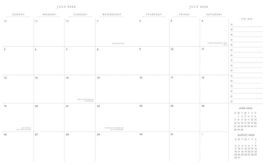 Graphique De France Agenda 27 Classic Grey 18 mnd L