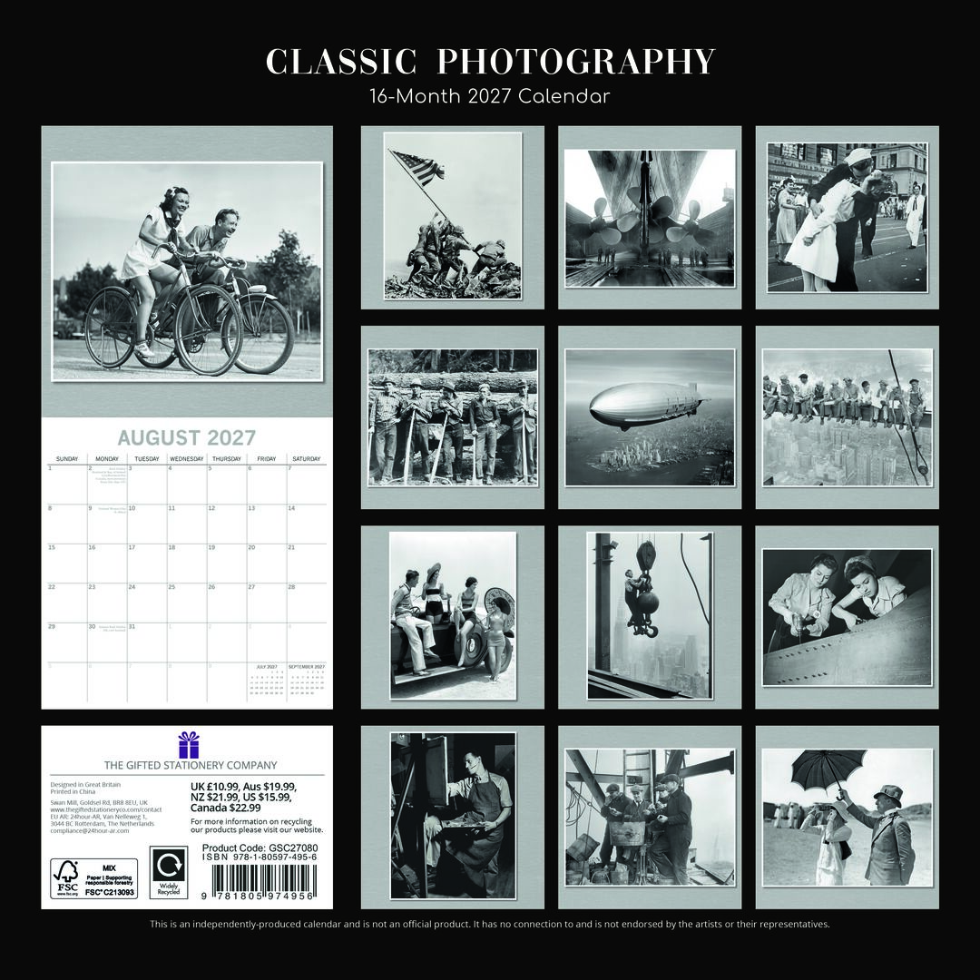 The Gifted Stationery Kalender 27 Classic Photography gtd