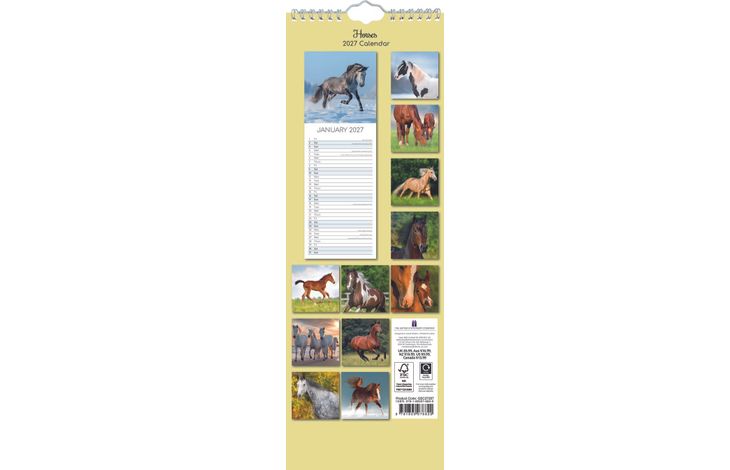 The Gifted Stationery Sl Kalender 27 Horses gtd