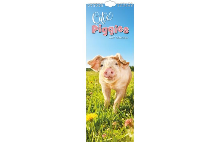 The Gifted Stationery Sl Kalender 27 Cute Piggies gtd