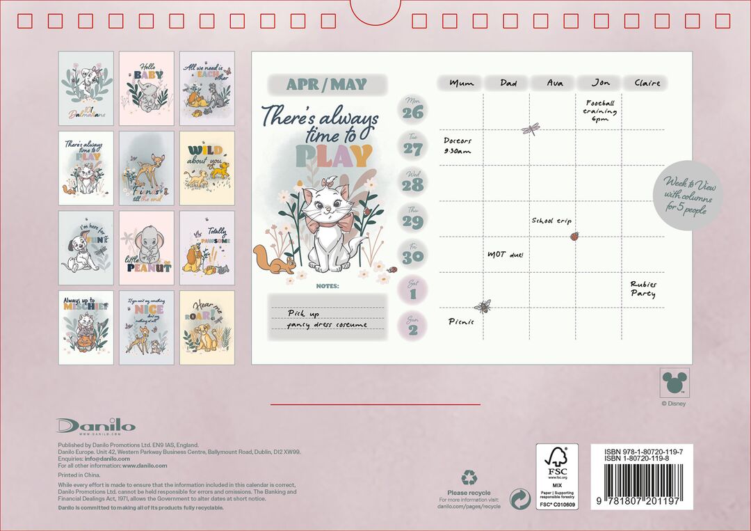 Danilo A4 Planner 27 Disney dnl