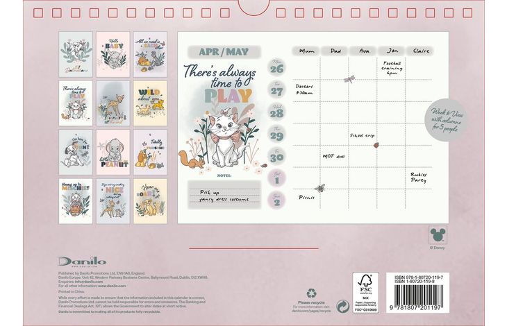 Danilo A4 Planner 27 Disney dnl