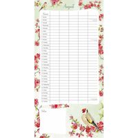 The Gifted Stationery Kalender 27 Birdsong Family Organizer gtd