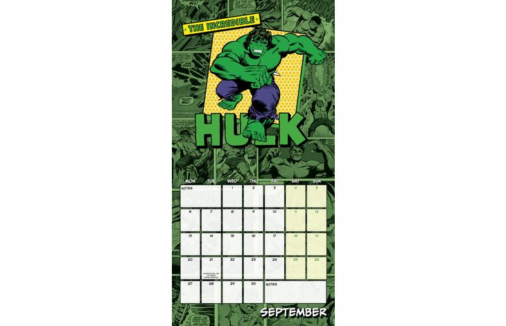 Danilo Kalender 27 Marvel Comics dnl