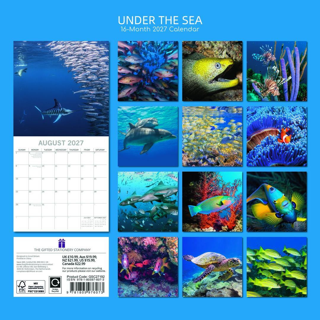 The Gifted Stationery Kalender 27 Under the Sea gtd