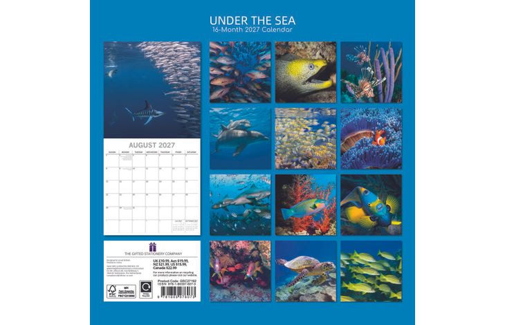 The Gifted Stationery Kalender 27 Under the Sea gtd