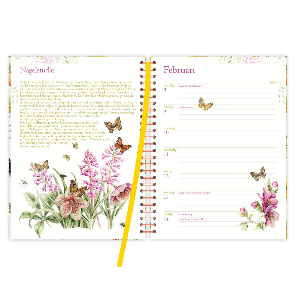 Comello Agenda 27 Janneke Brinkman Gele Bloemen