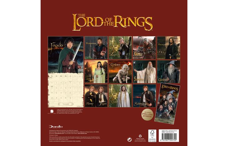 Danilo Kalender 27 Lord Of The Rings dnl