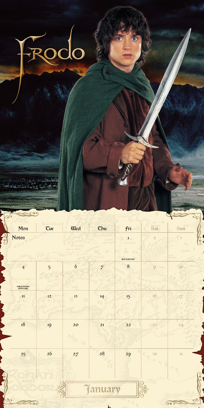 Danilo Kalender 27 Lord Of The Rings dnl