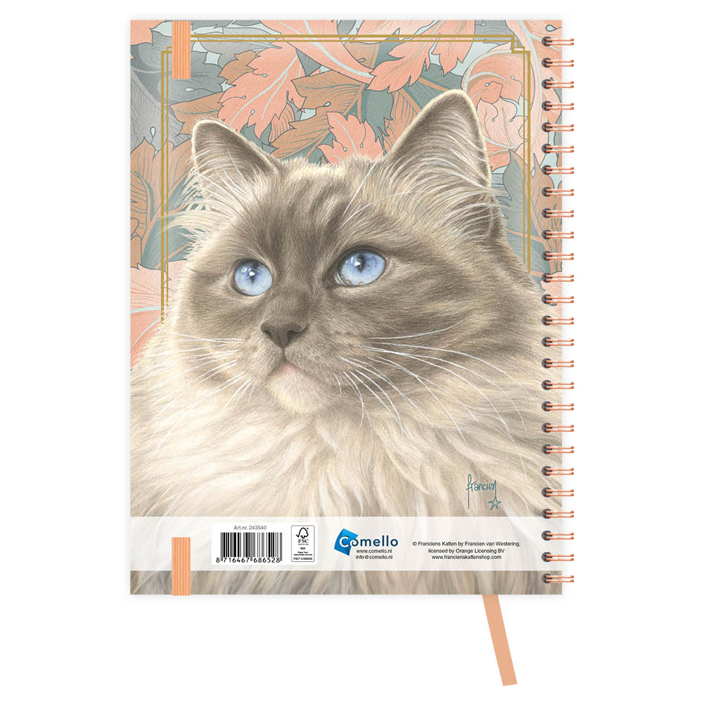 Comello Agenda 27 Franciens Katten Blue
