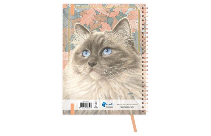 Comello Agenda 27 Franciens Katten Blue