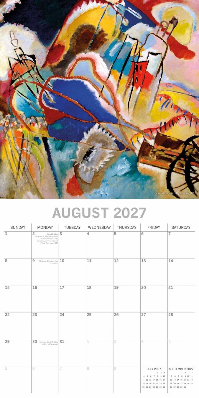 The Gifted Stationery Kalender 27 Kandinsky gtd