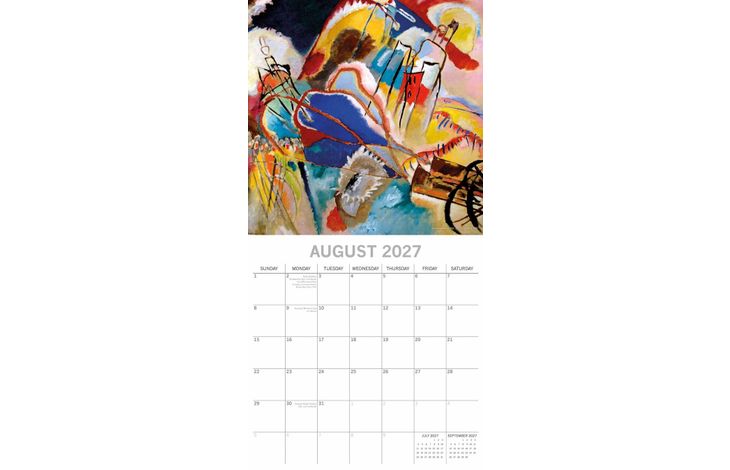 The Gifted Stationery Kalender 27 Kandinsky gtd