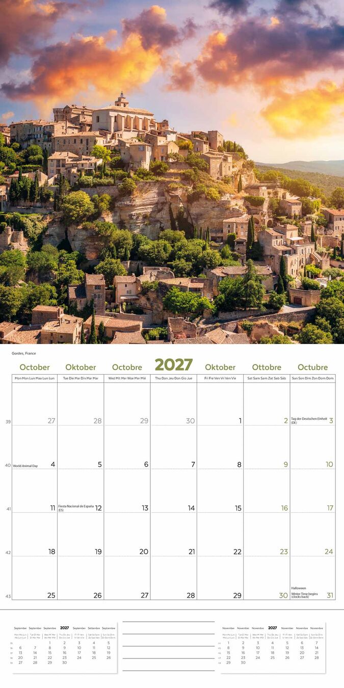 Plenty Gifts Kalender 27 Beautiful Places Of Europe pg