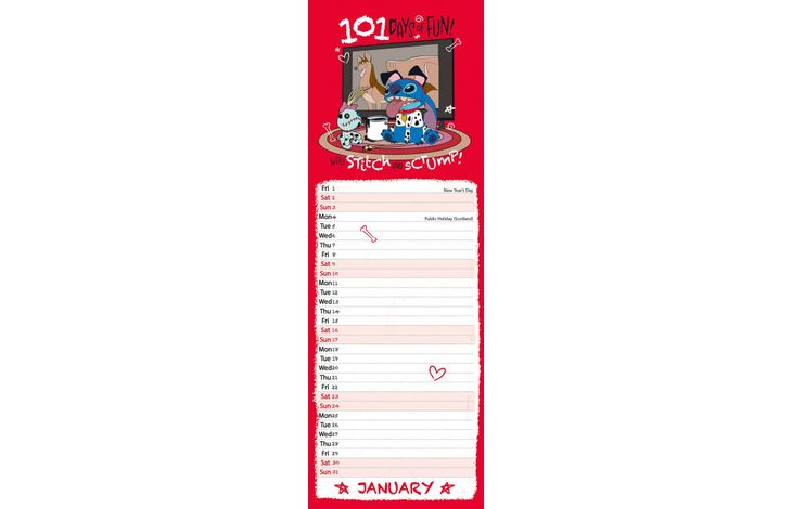 Danilo Sl Kalender 27 Disney Lilo and Stitch dnl