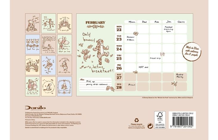 Danilo A4 Planner 27 Winnie the Pooh dnl