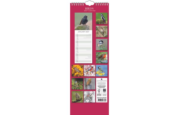 The Gifted Stationery Sl Kalender 27 Birds gtd