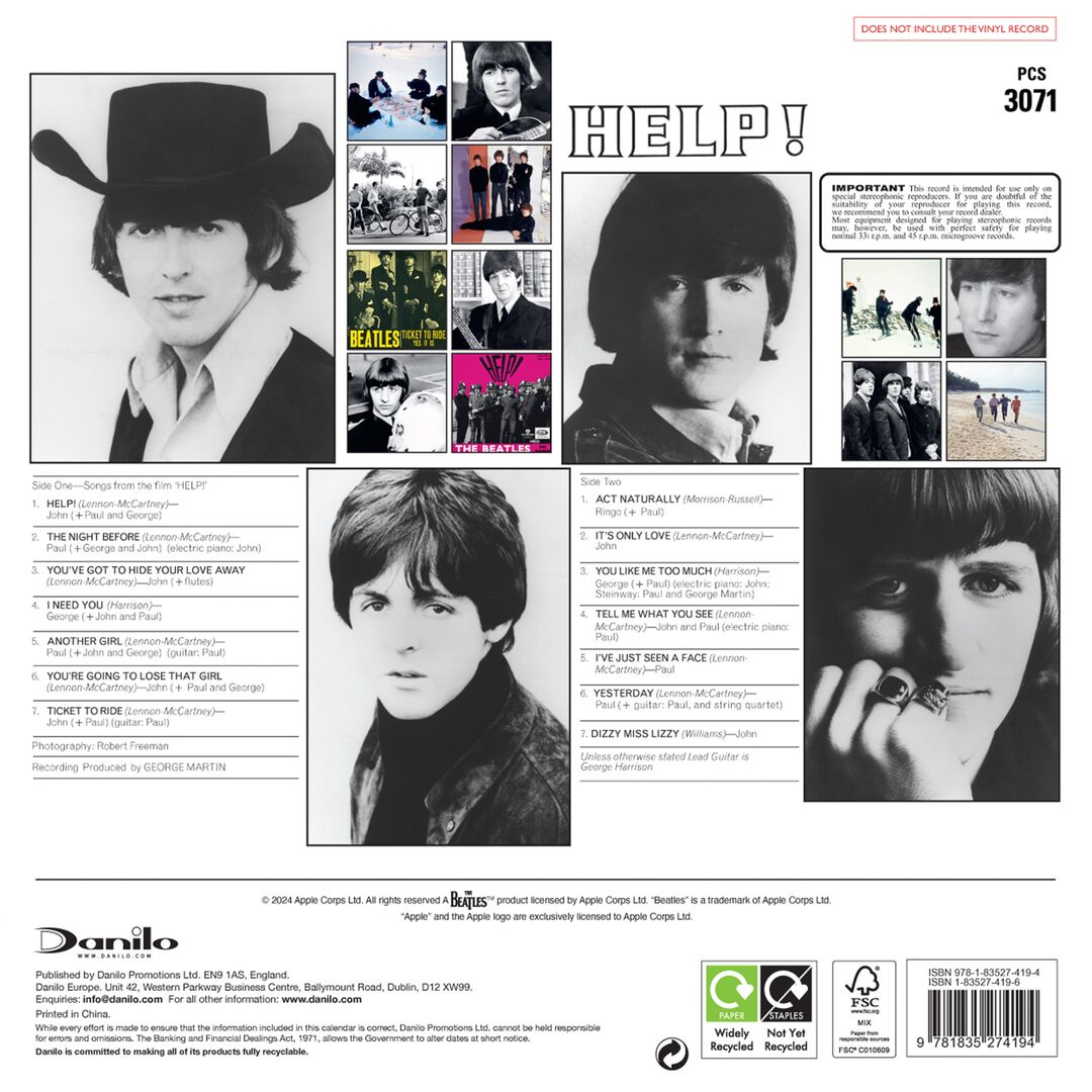 Danilo Kalender 26 Beatles The Record Sleeve dnl