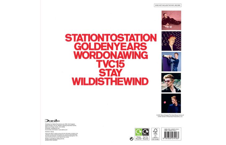 Danilo Kalender 26 David Bowie Record Sleeve dnl