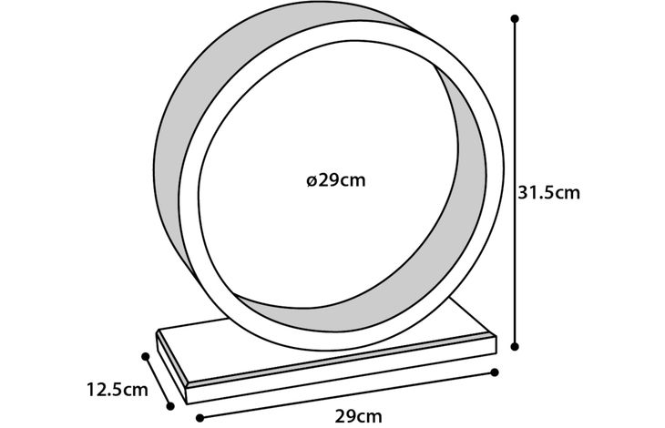 Flamingo Toy Danco Exercise wheel Light brown