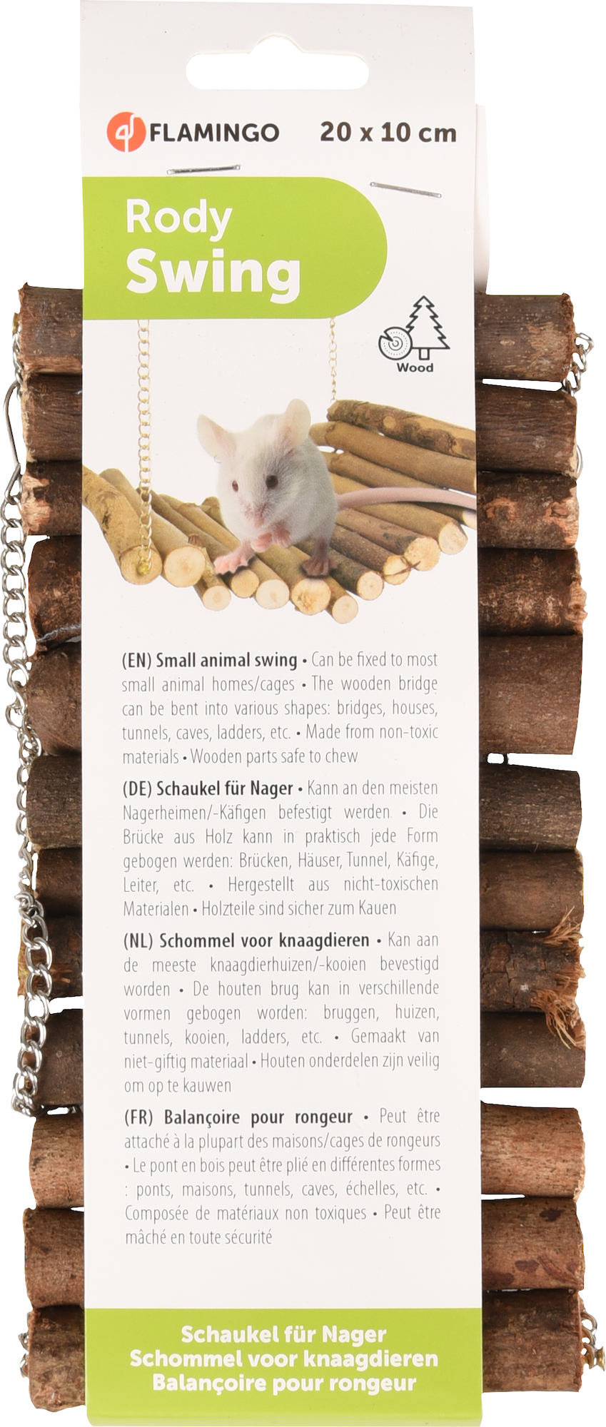 Flamingo Toy Rody Swing Brown