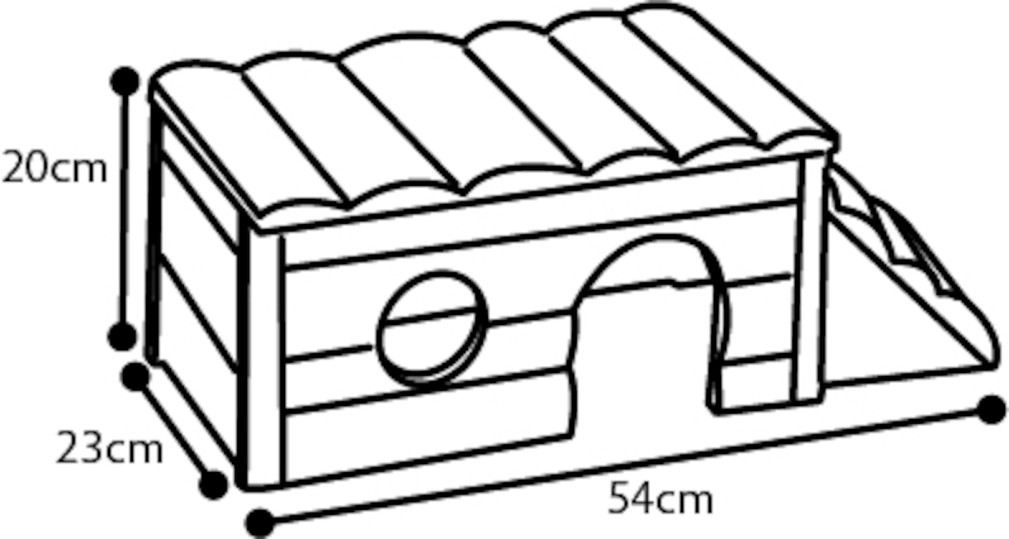Flamingo Small animal house Bigfoot Natural