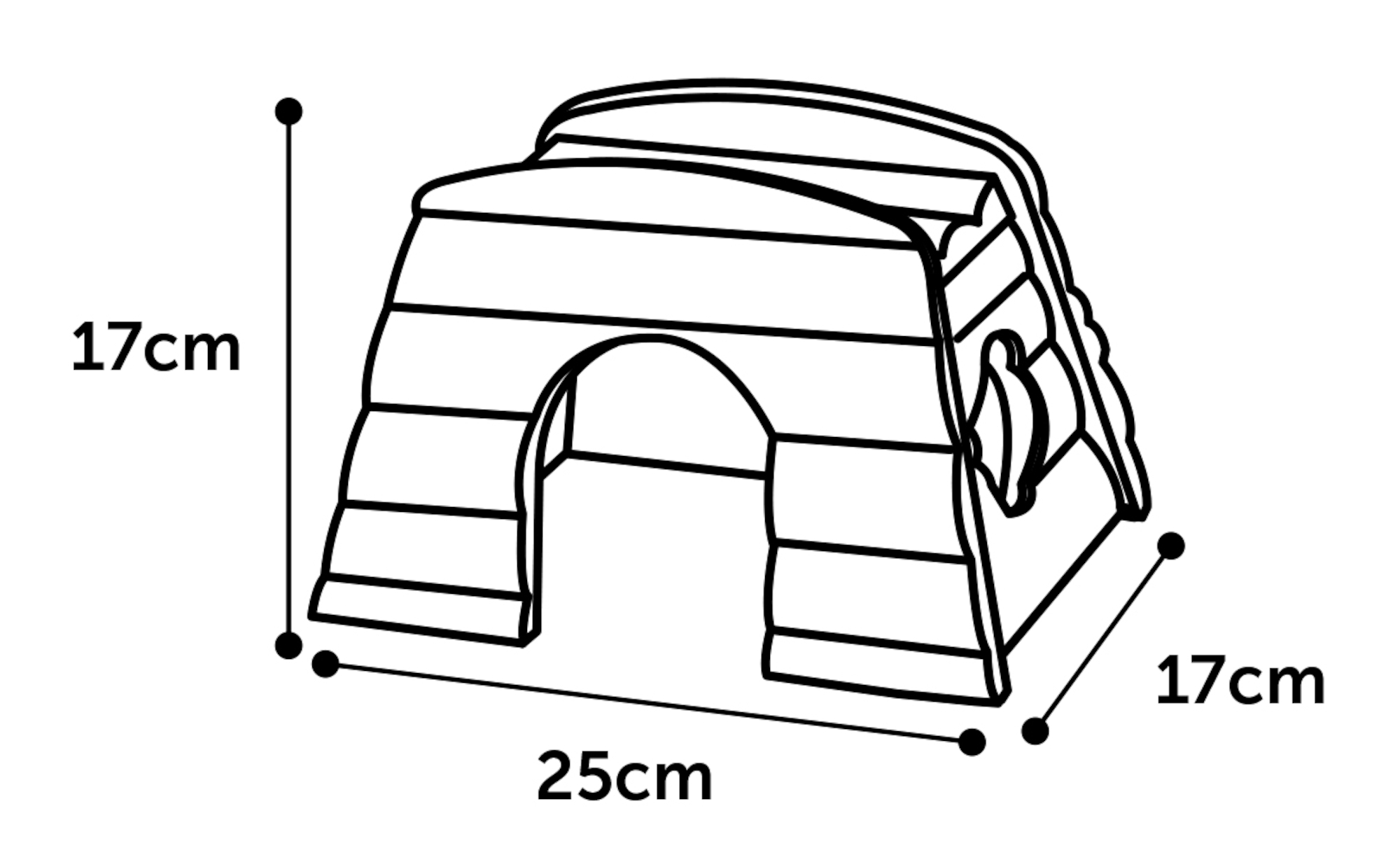 Flamingo Small animal house Timmy Natural