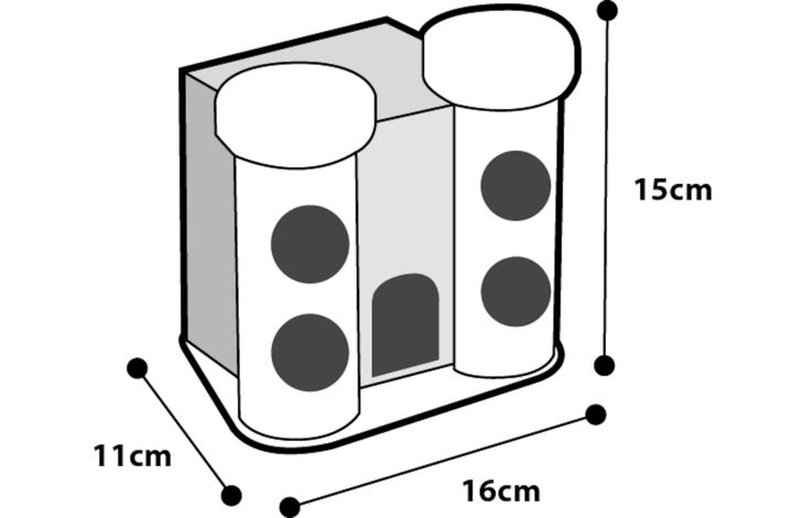 Flamingo Giocattolo Robin Castello Marrone chiaro