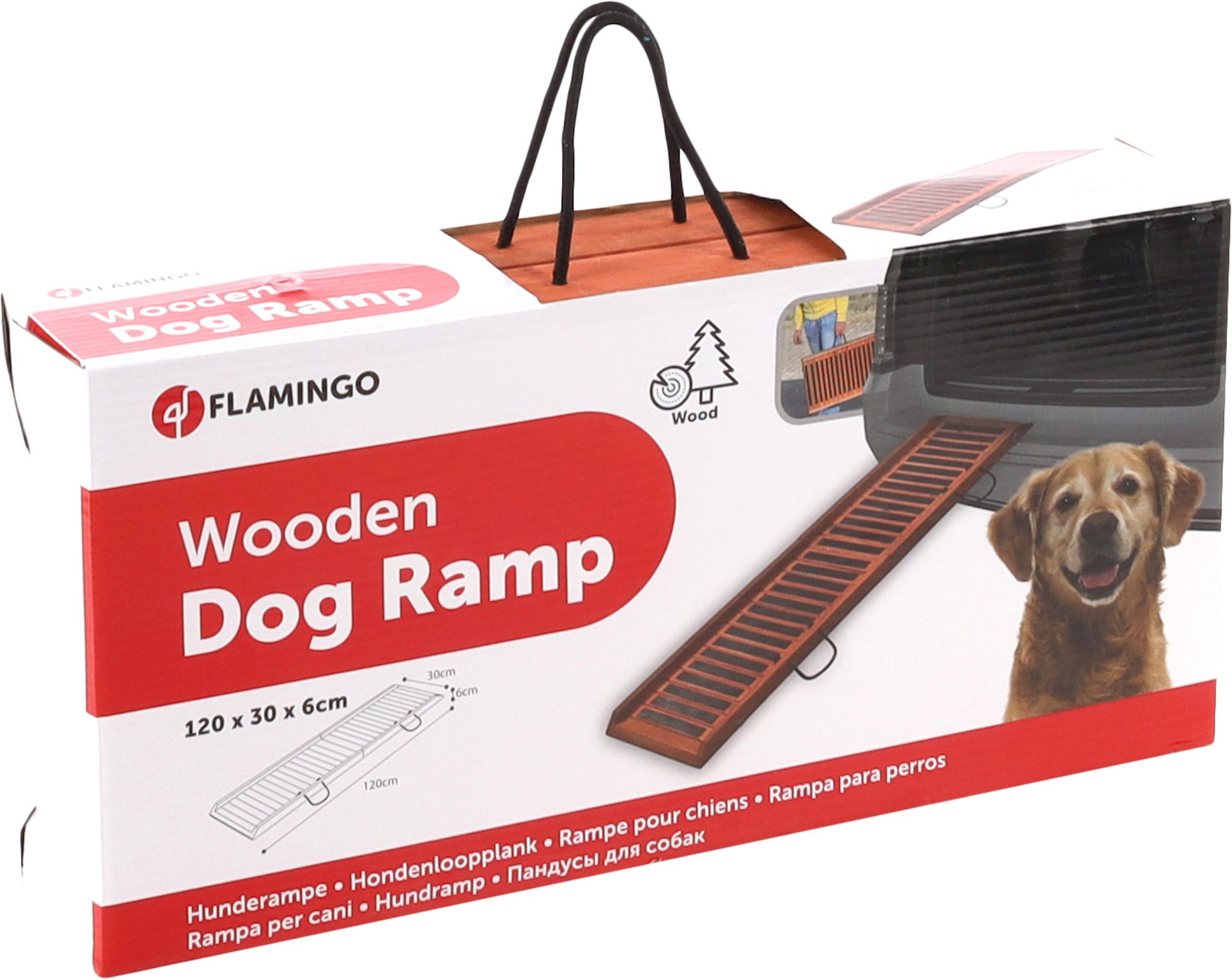 Flamingo Rampe pour chiens Vic Brun