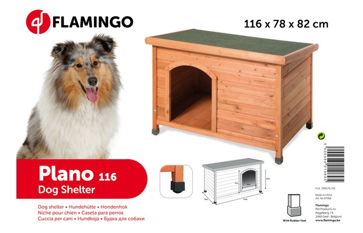 Flamingo Hok Plano Classic Bruin