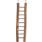 Sittichspielzeug Scara Leiter  Braun