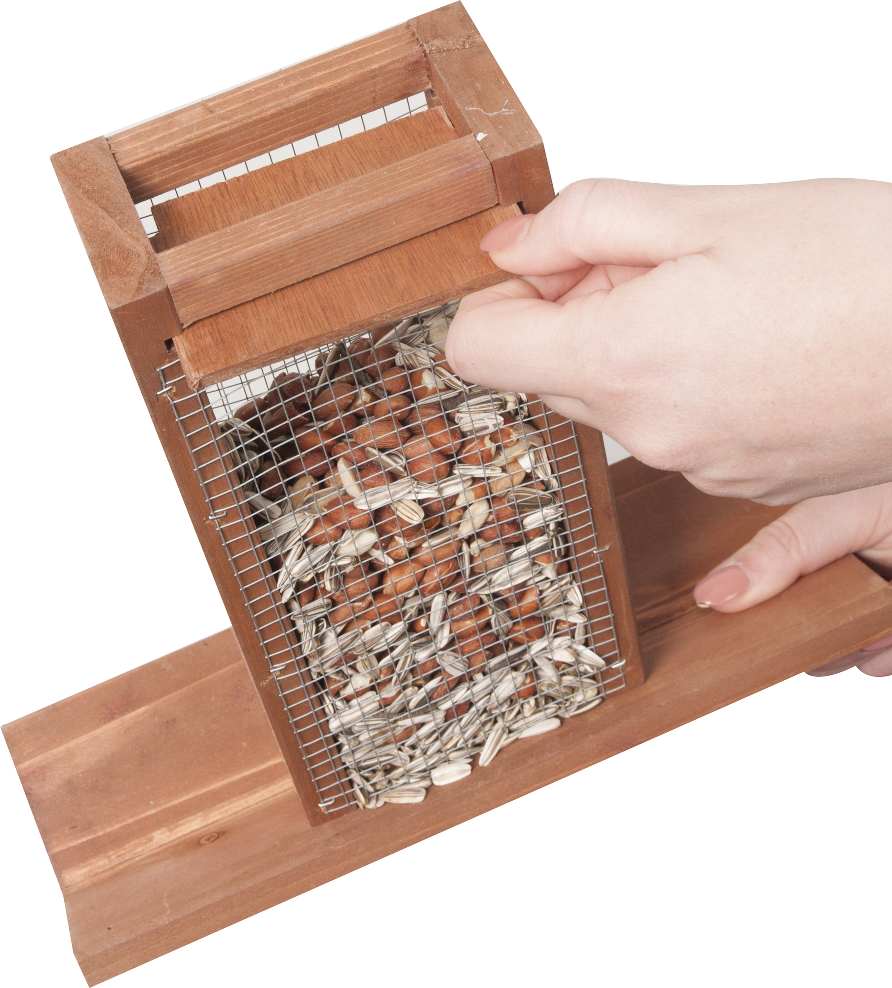 Flamingo Bird table with stand Mimir - Wood