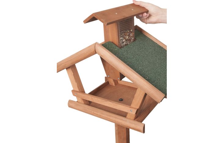 Flamingo Bird table with stand Mimir - Wood