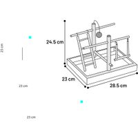 Flamingo  Action Playground  Light brown
