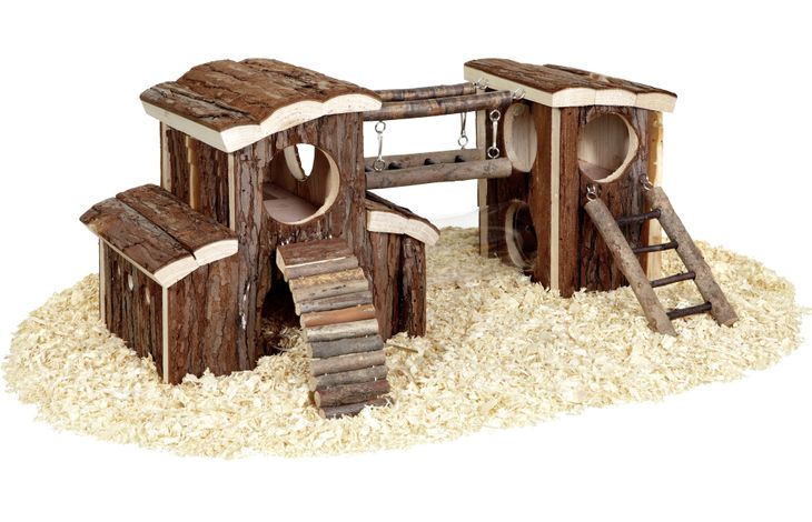 Flamingo Toy Adventure Playground Brown