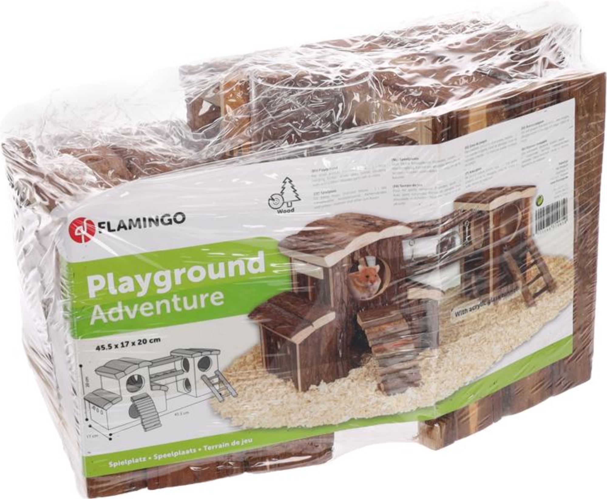 Flamingo Toy Adventure Playground Brown