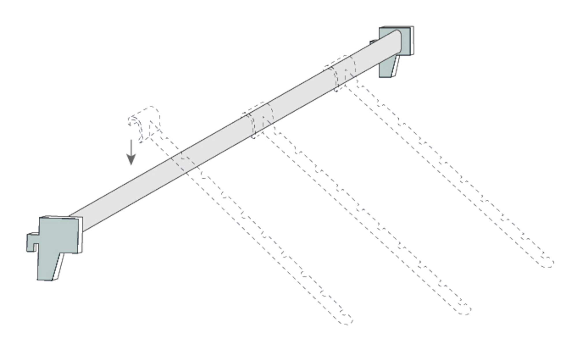 Flamingo Barra de soporte