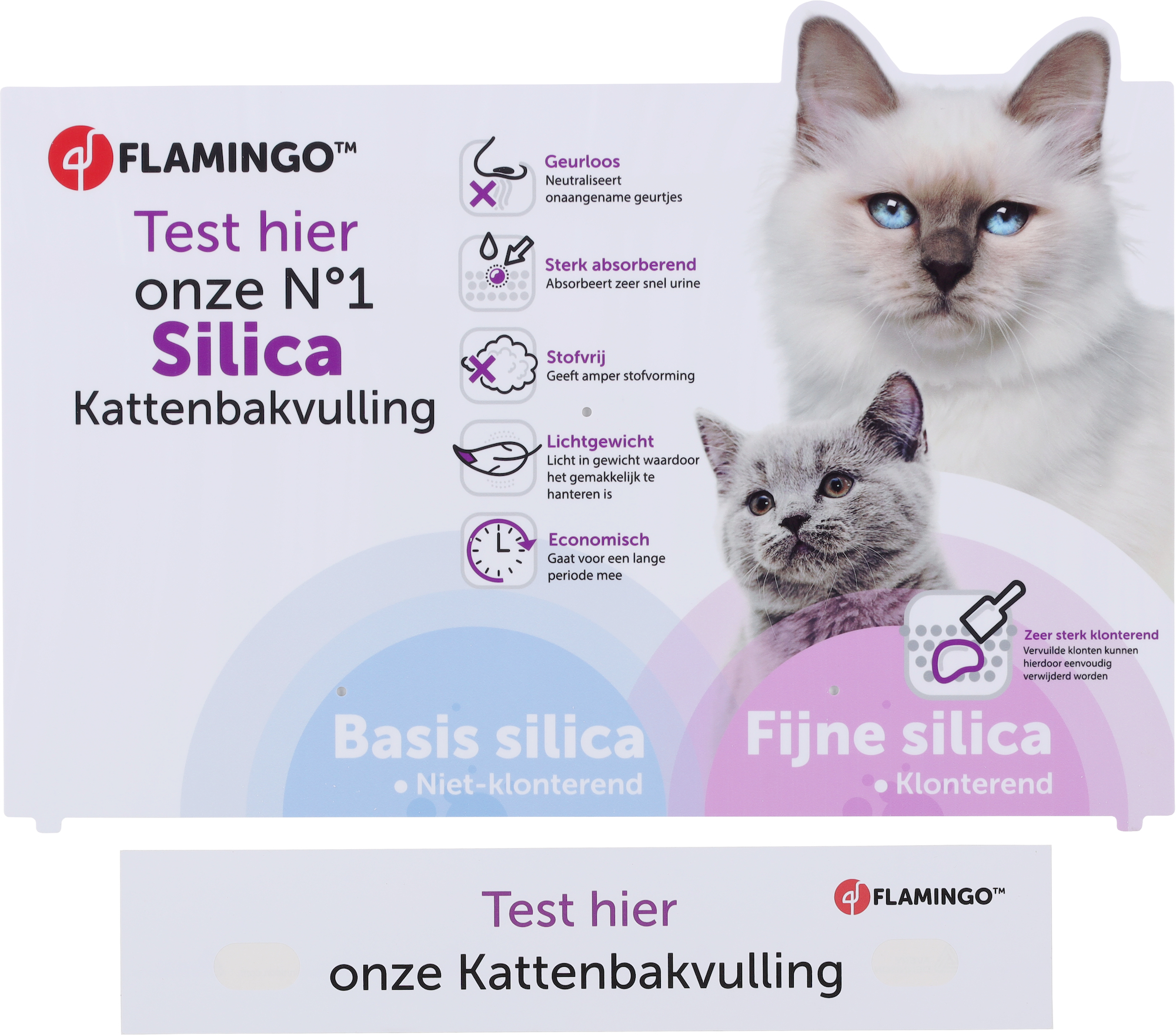 Flamingo Flamingo Carta di intestazione per display Bianco