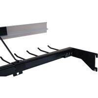 Flamingo Leather hanger Black