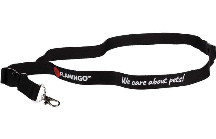 Flamingo Flamingo Lanyard Zwart