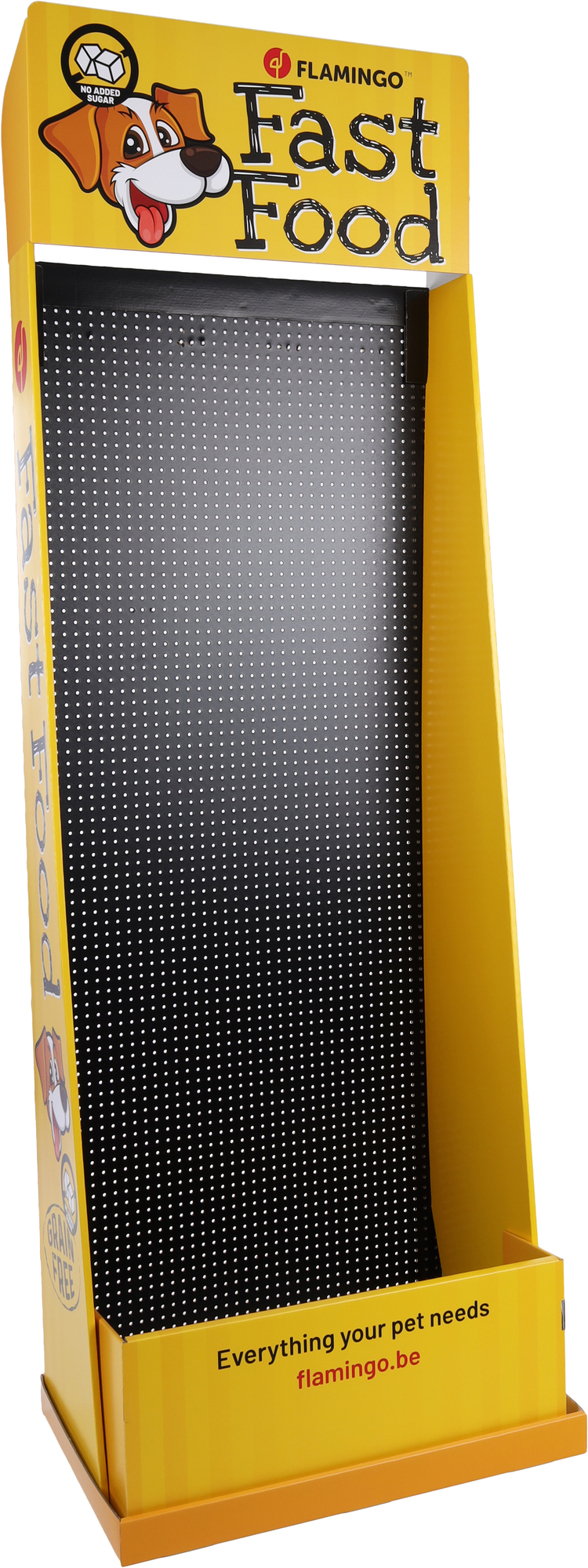 Flamingo Floor display Fast Food Yellow