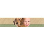 MAGNET BANNER PUPPY PUPPY WITH GIRL 200x988MM