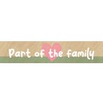 MAGNET BANNER PUPPY  PART OF THE FAMILY 200x988MM