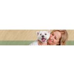 MAGNET BANNER PUPPY PUPPY WITH WOMAN 200x988MM