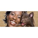 BANNER MAGNÉTICO HAPKI MUJER CON PERRO 400x988MM