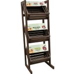 Display da pavimento Kratten Mono Worsten Marrone