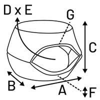 Flamingo Sleeping place Snoozebay Oval Brown & Cream