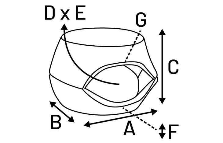Flamingo Sleeping place Snoozebay Oval Brown & Cream